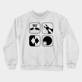 Gunpla Symbols V.2 Black Crewneck Sweatshirt